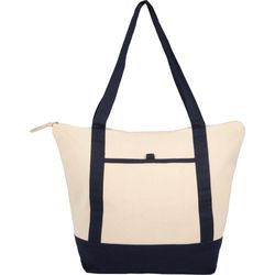 Image of Isle 8oz Organic Cotton Zippered Tote