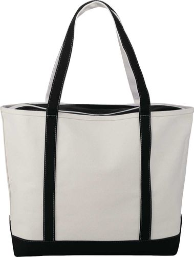 Baltic 24oz Cotton Canvas Tall Zippered Tote image thumbnail