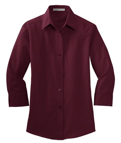 Port Authority Women's 3/4-Sleeve Easy Care Shirt image thumbnail