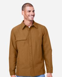 Image of Unisex Flex Twill Overshirt Jacket