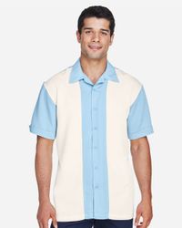 Image of Men's Two-Tone Camp Shirt