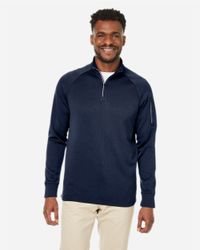 Image of Unisex Fusion ChromaSoft™ Fleece Quarter-Zip Pullover