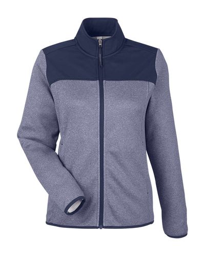Women's Venture Heathered Stripe Hybrid Jacket image thumbnail Women's Venture Heathered Stripe Hybrid Jacket image thumbnail