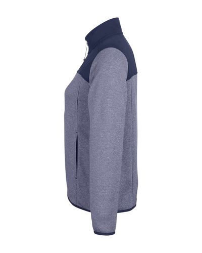 Women's Venture Heathered Stripe Hybrid Jacket image thumbnail Women's Venture Heathered Stripe Hybrid Jacket image thumbnail