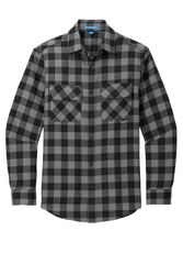 Image of Port Authority Plaid Flannel Shirt. W668