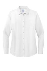Image of Brooks Brothers Women's Wrinkle-Free Stretch Pinpoint Shirt BB18001