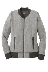 Image of New Era Women's French Terry Baseball Full-Zip. LNEA503 S