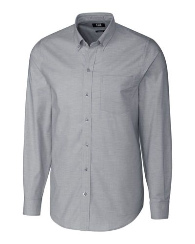 Cutter & Buck Stretch Oxford Mens Long Sleeve Dress Shirt MCW00138 image thumbnail