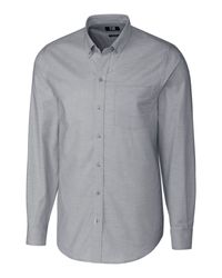 Image of Cutter & Buck Stretch Oxford Mens Long Sleeve Dress Shirt MCW00138
