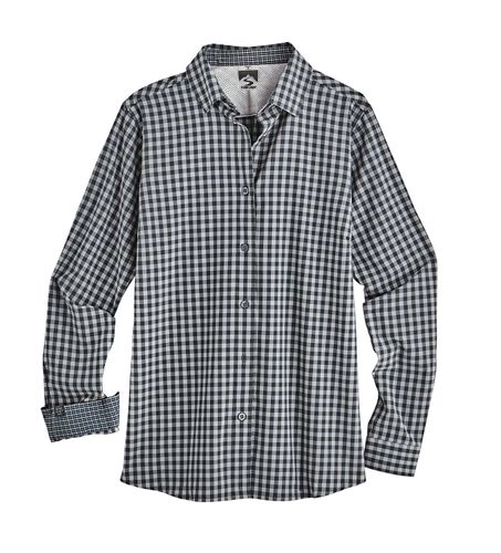 Storm Creek Women's Influencer 4-Way Stretch Gingham Woven Shirt 2575 image thumbnail