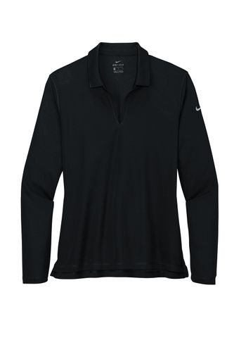 Nike Women's Dri-FIT Micro Pique 2.0 Long Sleeve Polo NKDC2105 image thumbnail