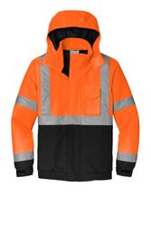 Image of CornerStone ANSI 107 Class 3 Economy Waterproof Insulated Bomber Jacket CSJ500 SAIM