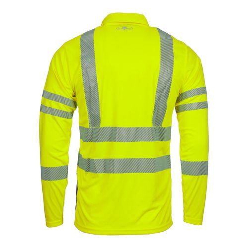 Arborwear Premium Shade 2-Tone Long Sleeve Polo Shirt HVSA Class 3 image thumbnail