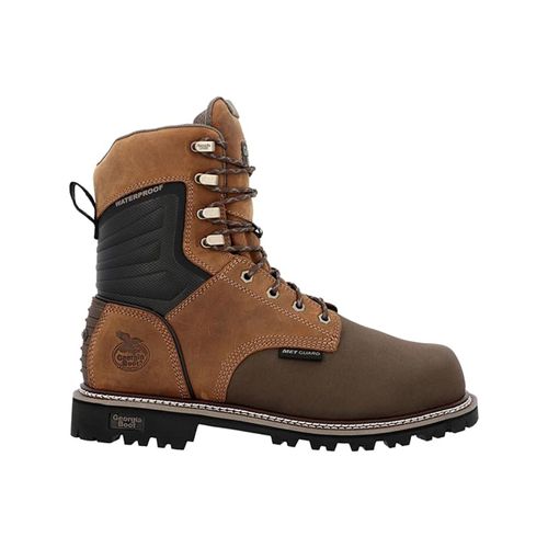 Georgia Boot 8" Brute Waterproof Comp Toe Met Guard Boot image thumbnail