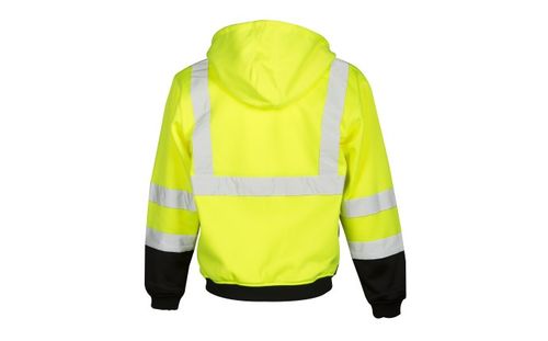 ML Kishigo Hooded Full-Zip Sweatshirt HVSA Class 3 image thumbnail