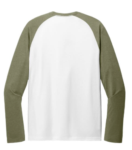 Allmade Unisex Tri-Blend Long Sleeve Colorblock Raglan image thumbnail