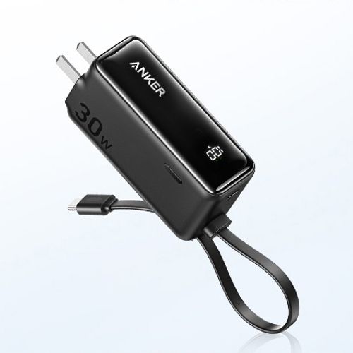 Anker 3-in-1 Power Bank (30W, Fusion, Built-In USB-C Cable) image thumbnail