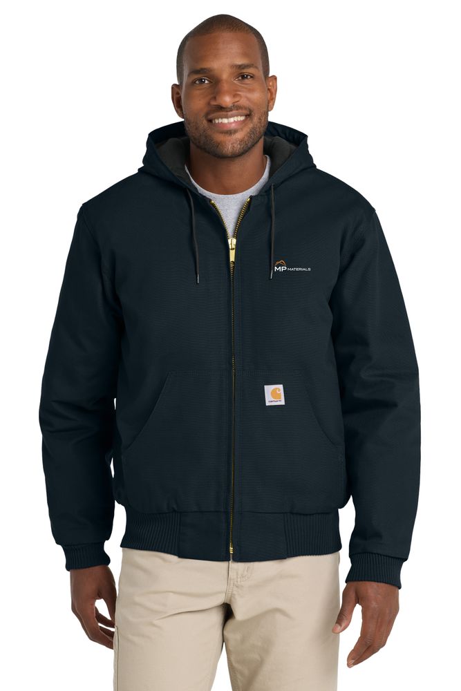 Carhartt Quilted-Flanne-Lined Duck Active Jac. (navy) primary image