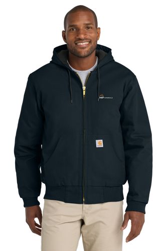 Carhartt Quilted-Flanne-Lined Duck Active Jac. (navy) image thumbnail