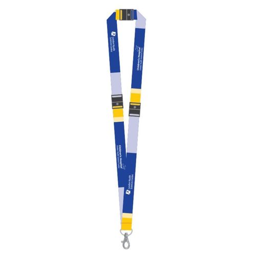 3/4" London Health Sciences Center + Children's Hospital Dual Logo Lanyard image thumbnail