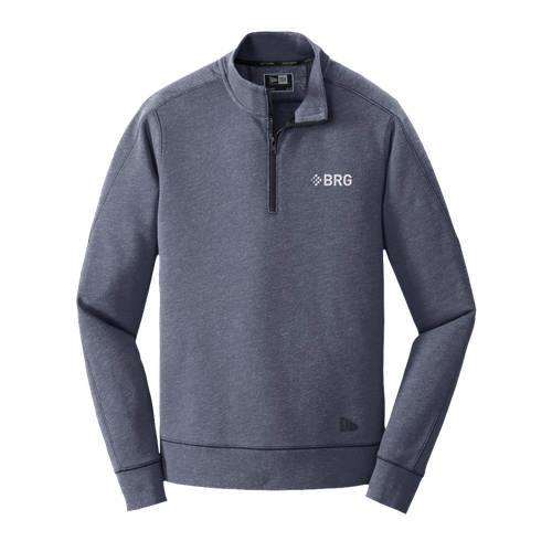 New Era Tri-Blend Fleece 1/4-Zip Pullover. image thumbnail