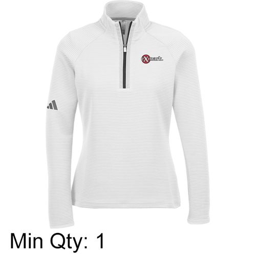 adidas® Spacer 1/4-Zip Pullover - Ladies' image thumbnail