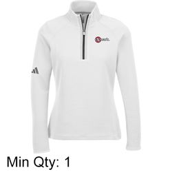 Image of adidas® Spacer 1/4-Zip Pullover - Ladies'