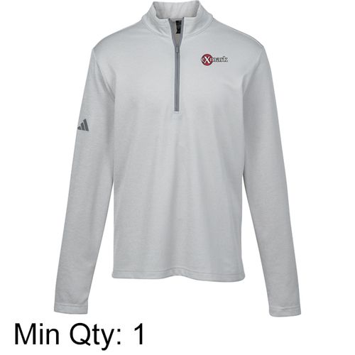 adidas® Space Dye 1/4 Zip Pullover- Men's image thumbnail