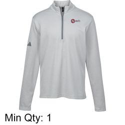 Image of adidas® Space Dye 1/4 Zip Pullover- Men's