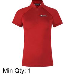 Image of Swannies Quinn Red Polo- Ladies'