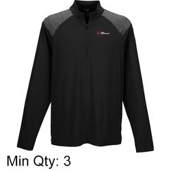 Image of ZTE adidas® Stripe Block 1/4-Zip Pullover- Men's