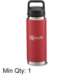 Image of YETI® Rambler® Red Water Bottle with Chug Cap