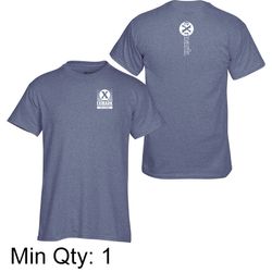 Image of Gildan 5.5 oz. DryBlend Navy T-Shirt