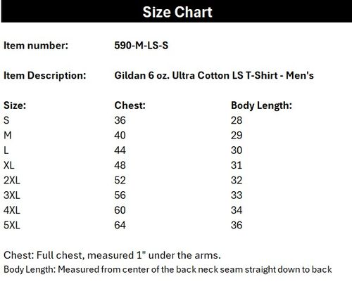 Gildan Ultra Cotton LS T-Shirt- Men's image thumbnail