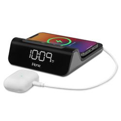 Image of iHome PowerValet Pro 3-in-1 Magnetic Fast Wireless Charger