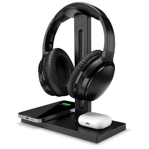 iLive Deskmate 5-in-1 Headphone Stand & Wireless Charger image thumbnail
