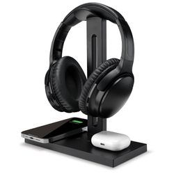Image of iLive Deskmate 5-in-1 Headphone Stand & Wireless Charger