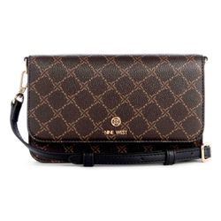 Image of Nine West Ladies Crossbody inBrown/Black