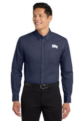 Image of Mens Long Sleeve Button Up