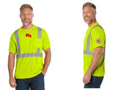 Image of Elite Safety Yellow Short Sleeve Reflective Tee