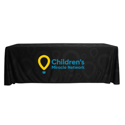 Image of 8 FOOT BLACK TABLE CLOTH