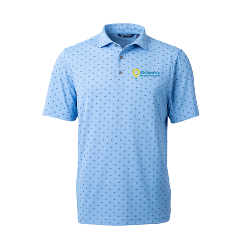 MENS CUTTER & BUCK TILE PRINT POLO image thumbnail