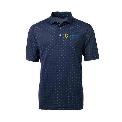 MENS CUTTER & BUCK TILE PRINT POLO image thumbnail