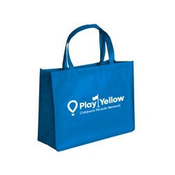 Image of PLAY YELLOW NON WOVEN TOTE BAG
