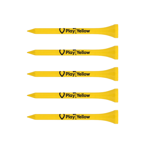 PLAY YELLOW GOLF TEES image thumbnail