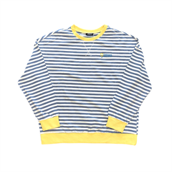 Image of WOMEN'S STRIPED OVERSIZED SWEATHSHIRT