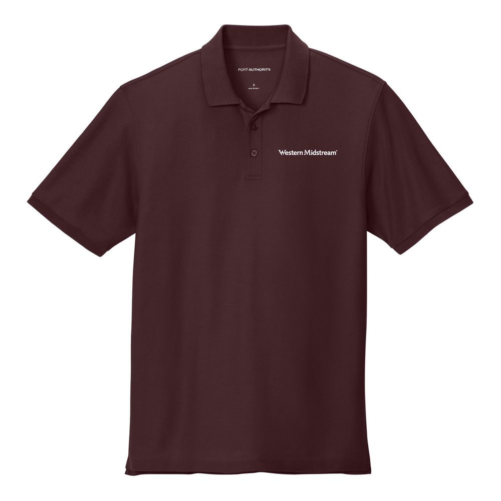 Port Authority Signature Pique Polo - Maroon primary image