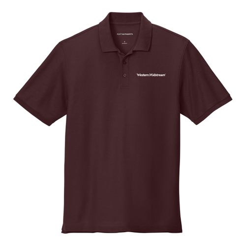 Port Authority Signature Pique Polo - Maroon image thumbnail