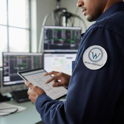 Image of Embroidered Round WES Patch