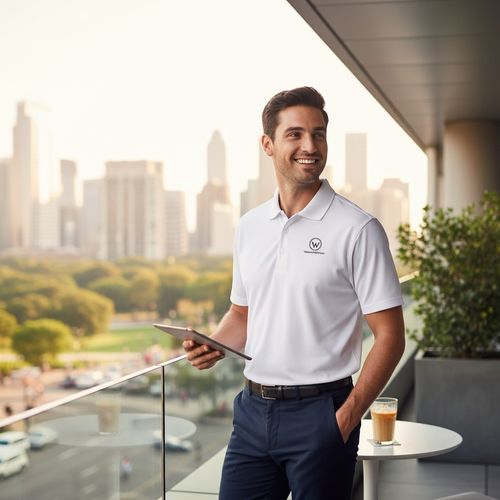 Performance Pique Polo - White image thumbnail